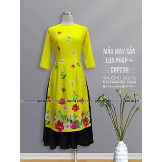 Áo Dài Cách Tân Lụa Pháp CBP236 Áo Dài Cách Tân Lụa Pháp CBP236